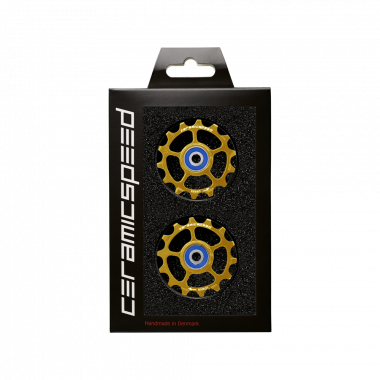 Kółka Przerzutki CeramicSpeed SRAM Eagle & Eagle AXS 1-12 Złoty