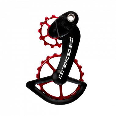Wózek Przerzutki CeramicSpeed OSPW Campagnolo 12s EPS Czerwony