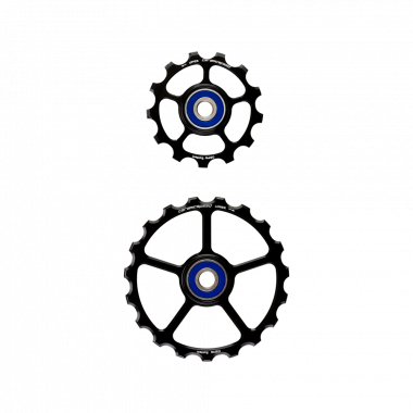Zamienne Kółka Wózka CeramicSpeed 13+19 Czarne
