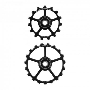 Zamienne Kółka Wózka CeramicSpeed 15+19 Czarne Coated