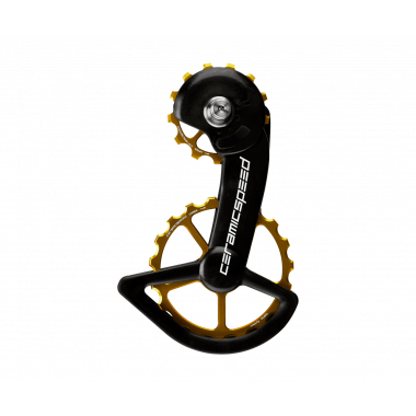 Wózek Przerzutki CeramicSpeed OSPW Shimano 9100/R8000 Series Złoty