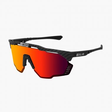 Okulary SCICON AEROSHADE KUNKEN Carbon Matt - SCNPP Multimirror Red