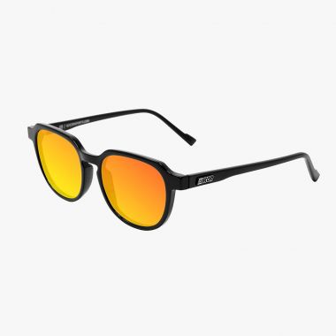 Okulary SCICON VERTEX Black Gloss - Red Multimirror Lens