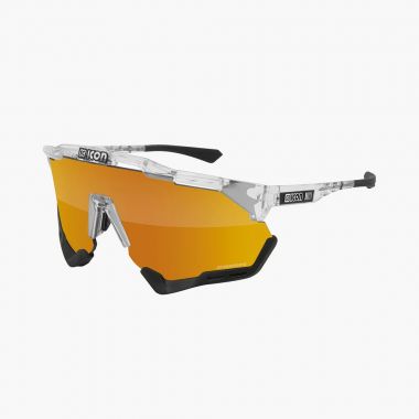 Okulary SCICON AEROSHADE XL Crystal Gloss/Black - SCNPP Multimirror Bronze