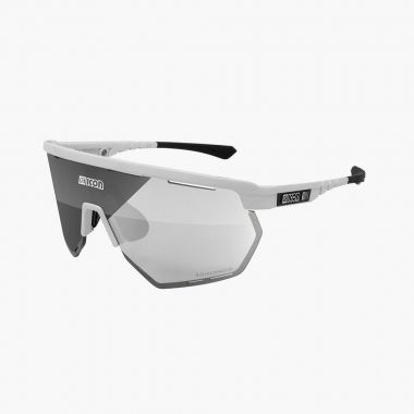 Okulary SCICON AEROWING White Gloss - SCNPP Photocromic Silver