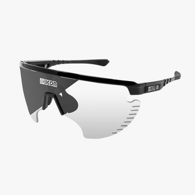 Okulary SCICON AEROWING LAMON Black Gloss - SCNPP Photocromic Silver