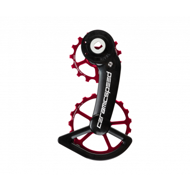 Wózek Przerzutki CeramicSpeed OSPW SRAM Rival AXS Czerwony