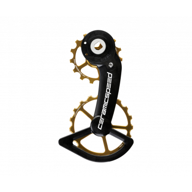 Wózek Przerzutki CeramicSpeed OSPW SRAM Rival AXS Złoty