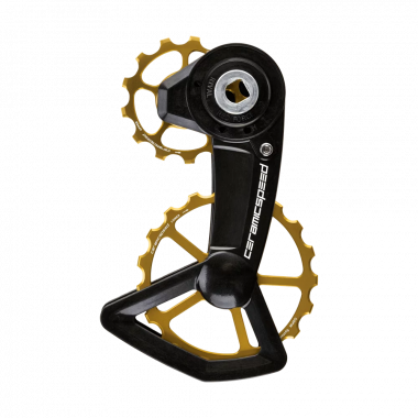 Wózek Ceramicspeed OSPWX SRAM Alt Red/Force/Rival AXS XPLR Gld Coated