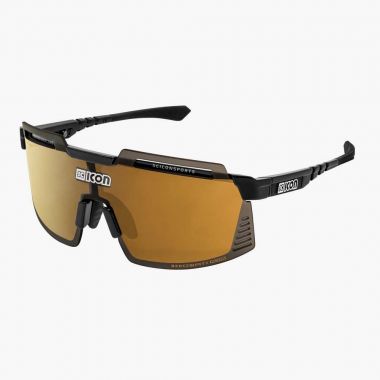 Okulary SCICON AEROWATT FOZA Black Gloss - SCNPP Multimirror Bronze
