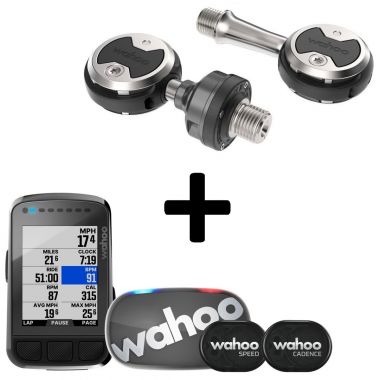 Zestaw Wahoo SUPER BUNDLE - licznik ELEMNT Bolt Bundle + pedały POWRLINK Zero Left