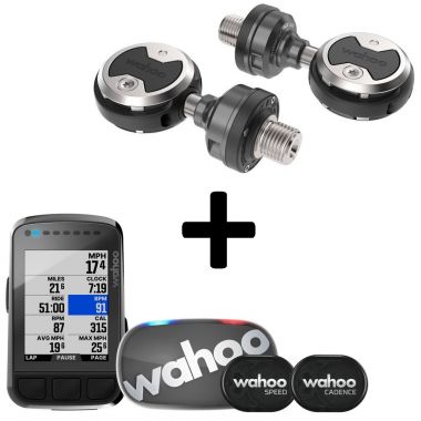 Zestaw Wahoo SUPER BUNDLE - licznik ELEMNT Bolt Bundle + pedały POWRLINK Zero Dual