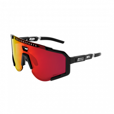 Okulary SCICON AEROSCOPE Black Gloss - SCNPP Multimirror Red