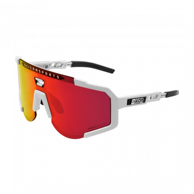 Okulary SCICON AEROSCOPE White Gloss - SCNPP Multimirror Red