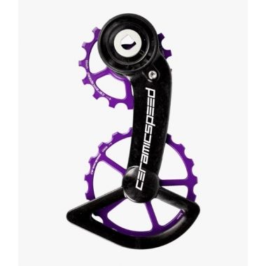 Wózek Przerzutki CeramicSpeed OSPW Shimano 9250/8150 Series Cerakote Purple Coated