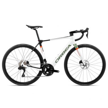 Orbea rower elektryczny GAIN M30i S White Chic - Metallic Green Artichoke