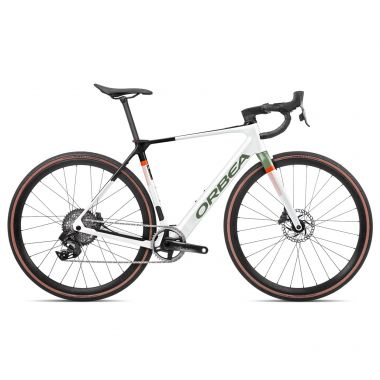 Orbea rower elektryczny GAIN M21e 1X S White Chic - Metallic Green Artichoke