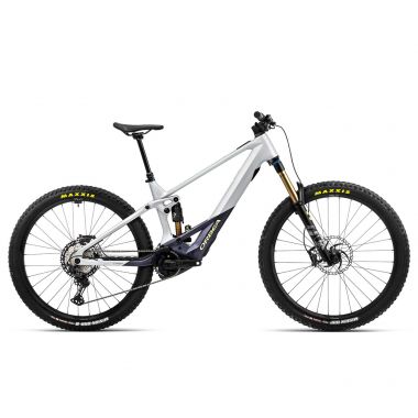 Orbea rower elektryczny WILD FS M-TEAM S Halo Silver-Tanzanite Carbon View