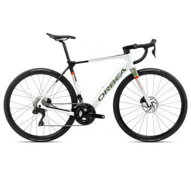 Orbea rower elektryczny  GAIN M30i XS Ivory Whitete - Green Artichoke