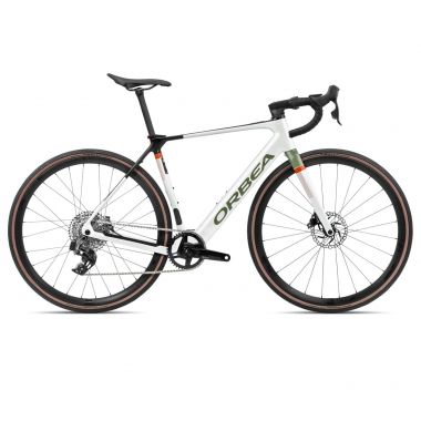 Orbea rower elektryczny  GAIN M31e 1X S Ivory Whitete - Green Artichoke