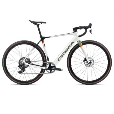 Orbea rower elektryczny  GAIN M21e 1X XS Ivory Whitete - Green Artichoke