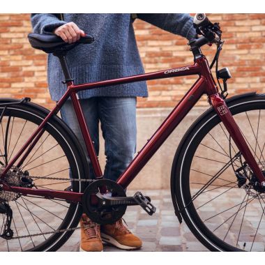 Rower miejski Orbea CARPE 10 Metallic Dark Red