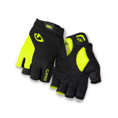 Rękawiczki męskie GIRO STRADE DURE SG krótki palec black highlight yellow roz. M (obwód dłoni 203-229 mm / dł. dłoni 181-188 mm) (NEW)