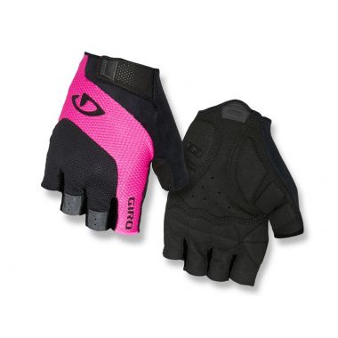 Rękawiczki damskie GIRO TESSA GEL krótki palec black pink roz. S (obwód dłoni 155-169 mm / dł. dłoni 160-169 mm) (NEW)