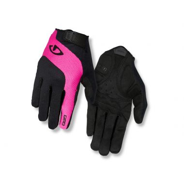 Rękawiczki damskie GIRO TESSA GEL LF długi palec black bright pink roz. S (obwód dłoni 155-169 mm / dł. dłoni 160-169 mm) (NEW)