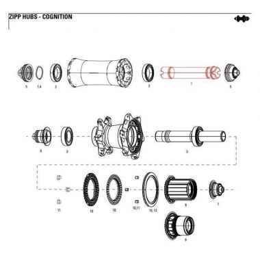 11.2018.032.000 - ZIPP AXLE FRONT COGNITION NSW Uni