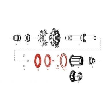 11.2018.035.000 - ZIPP CLUTCH ASSY WITH SEAL REAR COGNITION NSW Uni
