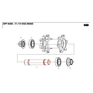 11.1918.053.000 - AXLE FRONT ZIPP 77D DB AXLE ONLY Uni