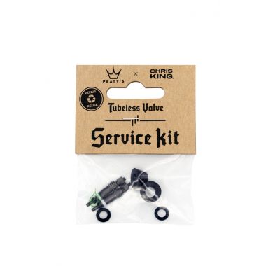 PEATY'S X CHRIS KING WENTYLE (MK2) TUBELESS VALVE SERVICE KIT (PTV2-SERVICE-12) Uni