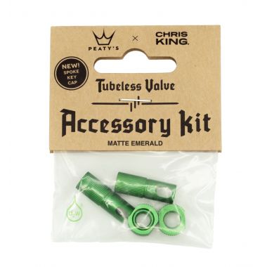 PEATY'S X CHRIS KING WENTYLE (MK2) EMERALD TUBELESS ACCESSORY KIT (PTV2-ACCS-EMR-12) Uni