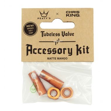 PEATY'S X CHRIS KING WENTYLE (MK2) MANGO TUBELESS ACCESSORY KIT (PTV2-ACCS-MNG-12) Uni