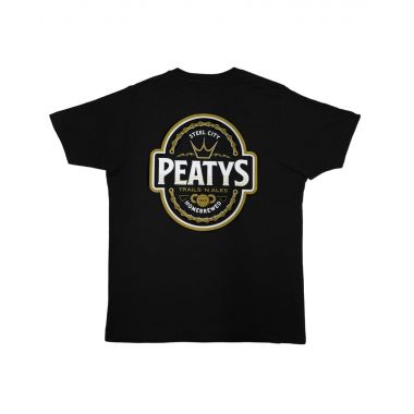 PEATY'S PUBWEAR T-SHIRT - HOMEBREW / BLACK (PPW-TEE-BRW-BLK)