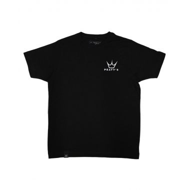 PEATY'S RIDEWEAR T-SHIRT - LOGO / BLACK (PRW-TEE-LGO-BLK)