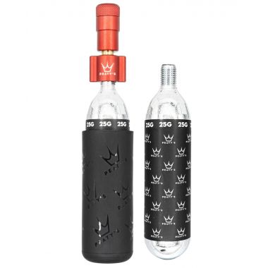 PEATY'S HOLESHOT POMPKA I NABOJE CO2 - MTB (25G) - RED (PPR-HTI-MTB-RED-12) Uni