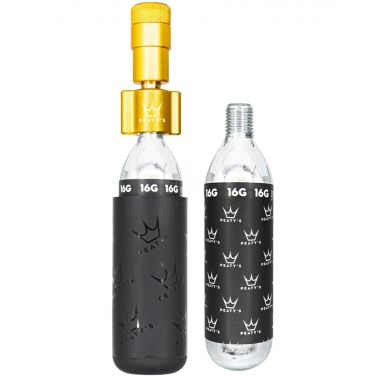 PEATY'S HOLESHOT POMPKA I NABOJE CO2 - ROAD & GRAVEL (16G) - GOLD (PPR-HTI-RAG-GLD-12) Uni