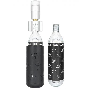 PEATY'S HOLESHOT POMPKA I NABOJE CO2 - ROAD & GRAVEL (16G) - SILVER (PPR-HTI-RAG-SIL-12) Uni