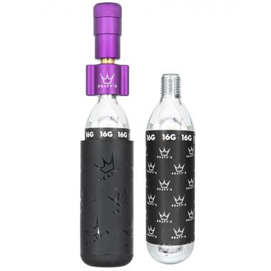 PEATY'S HOLESHOT POMPKA I NABOJE CO2 - ROAD & GRAVEL (16G) - VIOLET (PPR-HTI-RAG-VLT-12) Uni