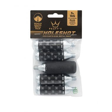 PEATY'S NABOJE HOLESHOT CO2 - ROAD & GRAVEL (16G) (PPR-CO2-REF-RAG-12) Uni