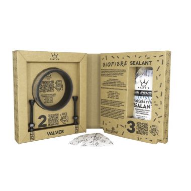 PEATY'S HOLESHOT ZESTAW DO KONWERSJI TUBELESS 21 MM - ROAD & GRAVEL (PCK-HB1-R21-V60-4) Uni
