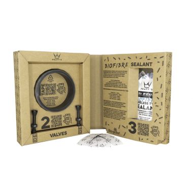 PEATY'S HOLESHOT ZESTAW DO KONWERSJI TUBELESS 25 MM - XC / TRAIL (PCK-HB2-R25-V42-4) Uni