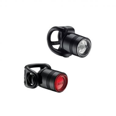 LEZYNE ZESTAW LAMPEK FEMTO DRIVE PAIR BLACK GLOSS (1-LED-1P-V104) Uni