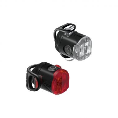 LEZYNE ZESTAW LAMPEK FEMTO USB DRIVE PAIR BLACK (1-LED-31P-V104) Uni