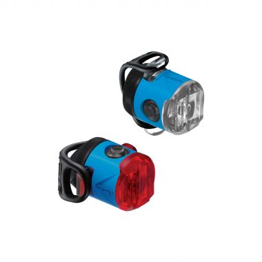LEZYNE ZESTAW LAMPEK FEMTO USB DRIVE PAIR BLUE (1-LED-31P-V110) Uni