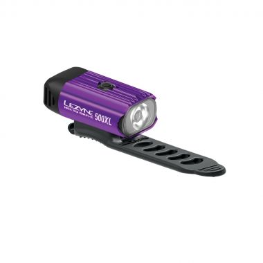 LEZYNE LAMPKA PRZEDNIA HECTO DRIVE 500XL PURPLE GLOSS (1-LED-9F-V521) Uni