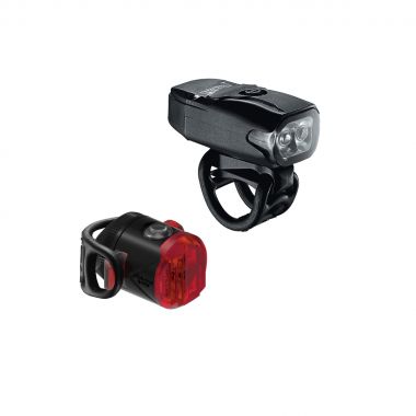 LEZYNE ZESTAW LAMPEK KTV DRIVE / FEMTO USB PAIR BLACK (1-LED-12P-V504) Uni