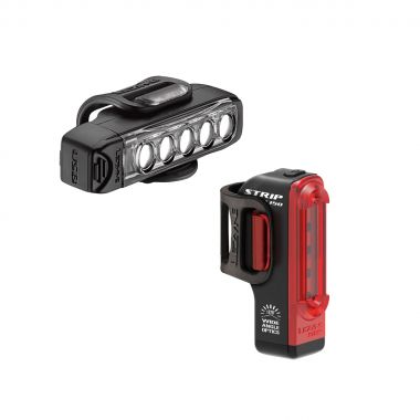 LEZYNE ZESTAW LAMPEK STRIP DRIVE PAIR BLACK (1-LED-21P-V304) Uni